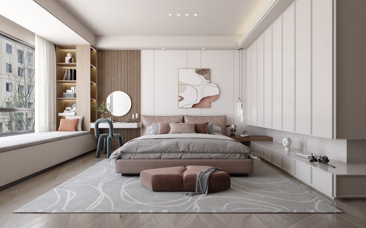 现代卧室效果图设计