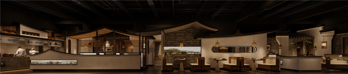 千岛湖淳圆外主题餐厅设计