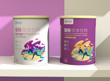 聚修堂·菊粉固体饮料·Vegetar Chan——陈炳嘉包装设计