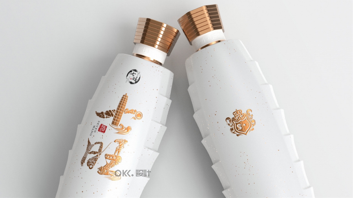 OKK-酱香型白酒品牌七旺酱酒包装设计
