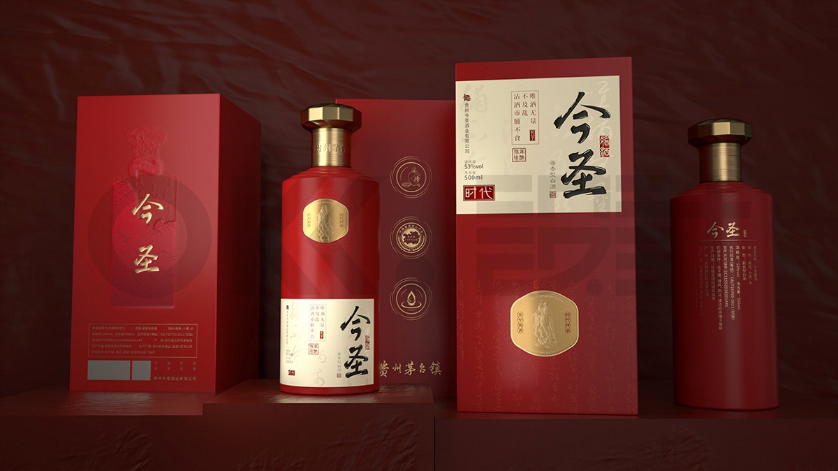 OKK设计-贵州今圣酱酒包装设计