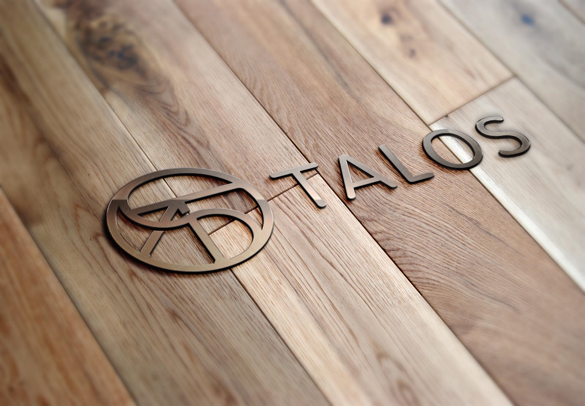 潮流新零售品牌TALOS标志圆LOGO形象字母极简元素