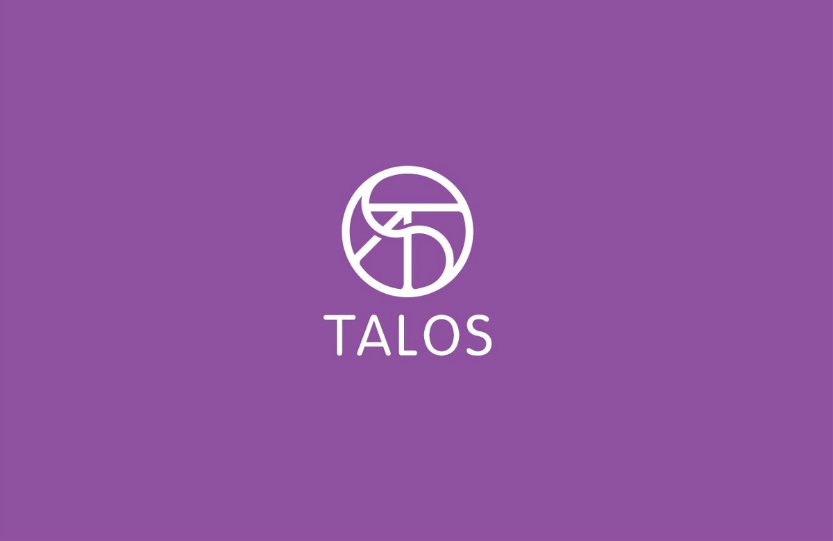 潮流新零售品牌TALOS标志圆LOGO形象字母极简元素