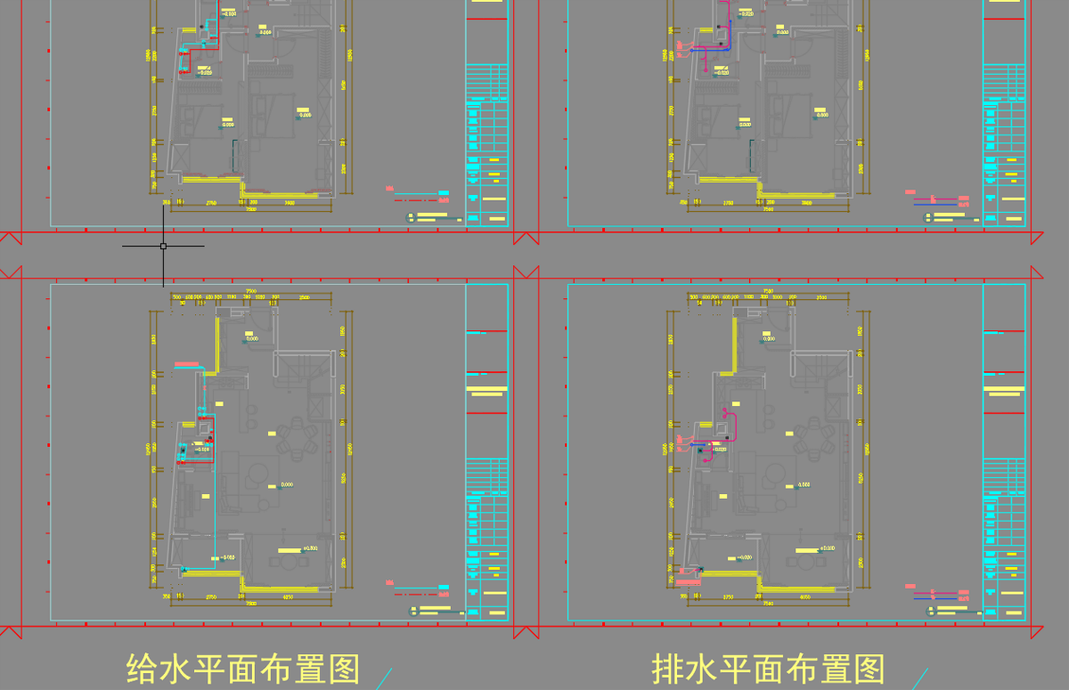 現(xiàn)代別墅效果圖+施工圖案例分享