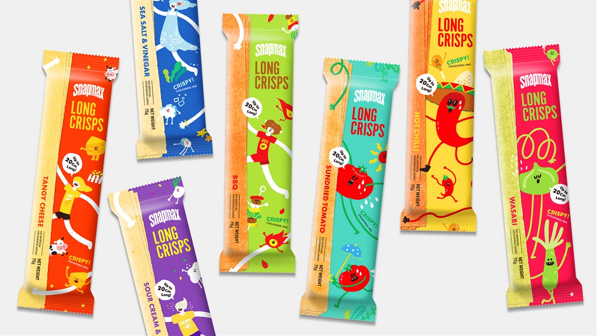 软萌可爱的水彩插画风格的食品包装设计案例分享
