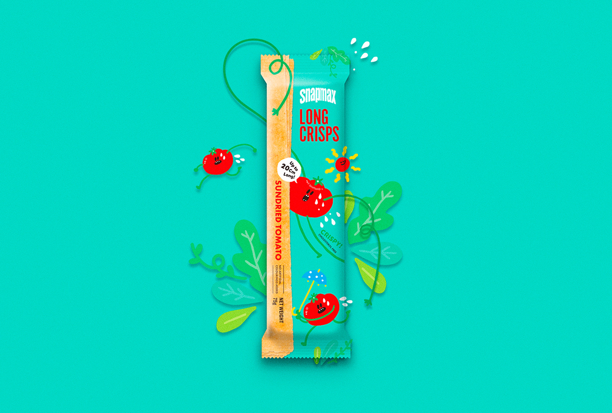 软萌可爱的水彩插画风格的食品包装设计案例分享