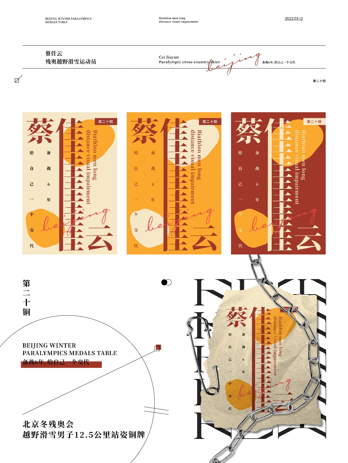 2022北京冬殘奧會獎牌榜