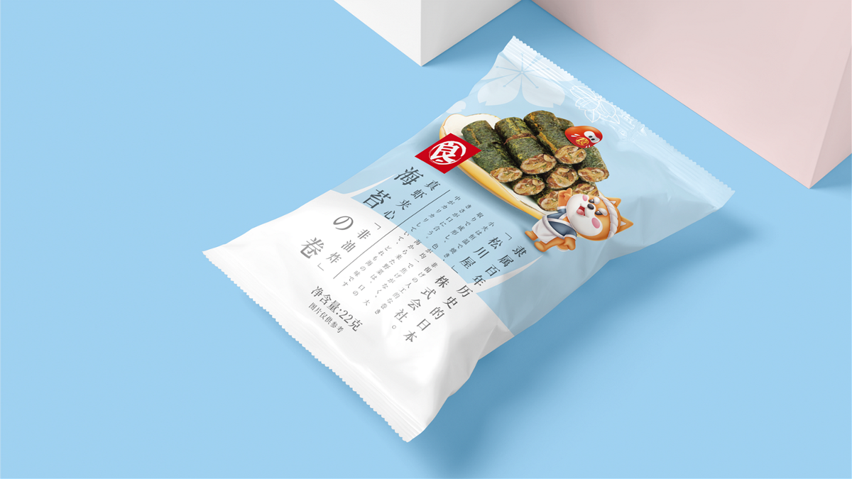善行研创一良一食品品牌策划海苔卷包装设计（三）