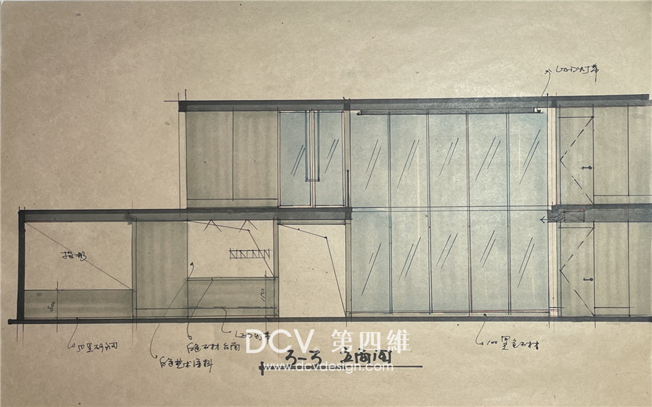 渭南-信達地產售樓部室內外裝修設計