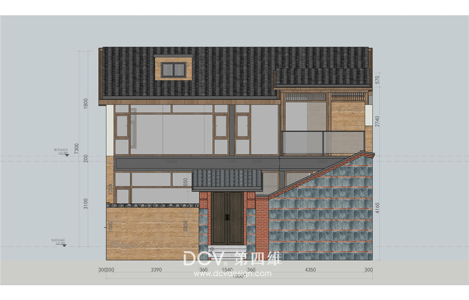 西安-藍田 · 湖光山舍鄉村民宿改造建筑&室內裝修設計