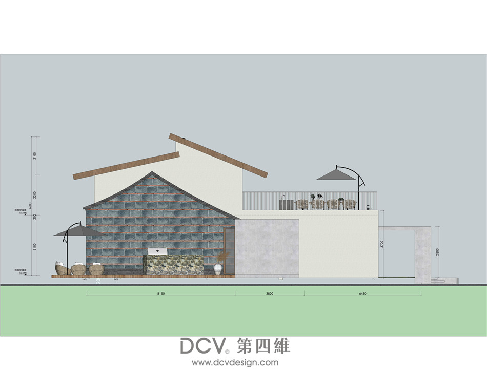 西安-藍田 · 湖光山舍鄉村民宿改造建筑&室內裝修設計