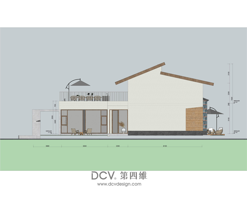 西安-蓝田 · 湖光山舍乡村民宿改造建筑&室内装修设计