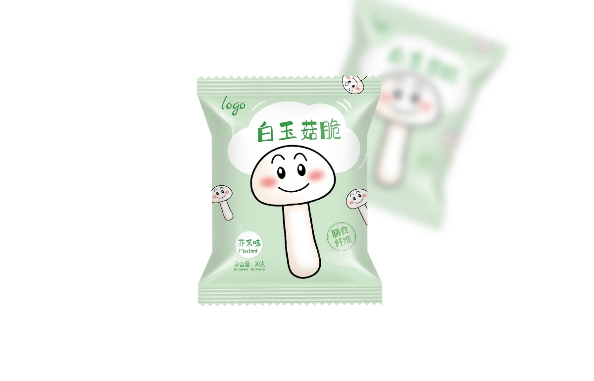 食品包裝——果蔬脆片之白玉菇