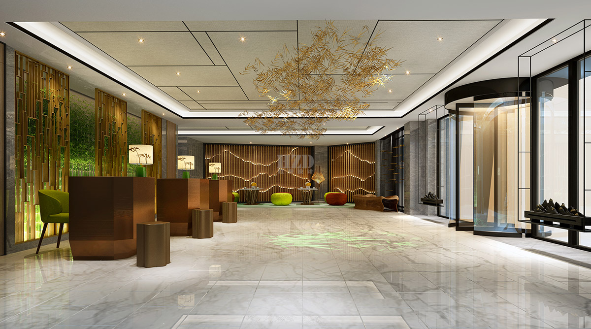 竹子国际大酒店-酒店设计-红专设计