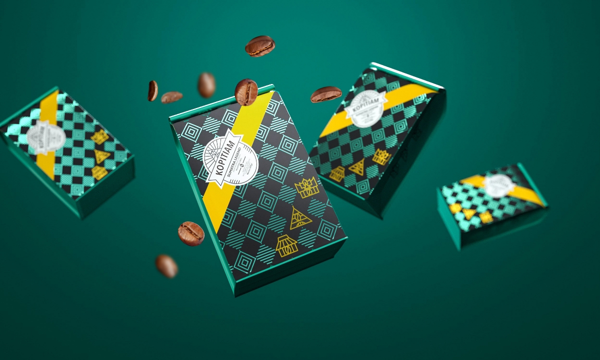 【梵顿設計】印尼咖啡系列包装设计