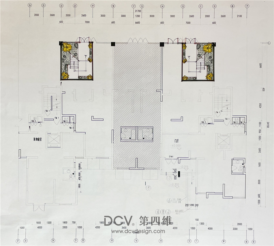 渭南-信達(dá)現(xiàn)代城商業(yè)改住宅室內(nèi)外裝修設(shè)計