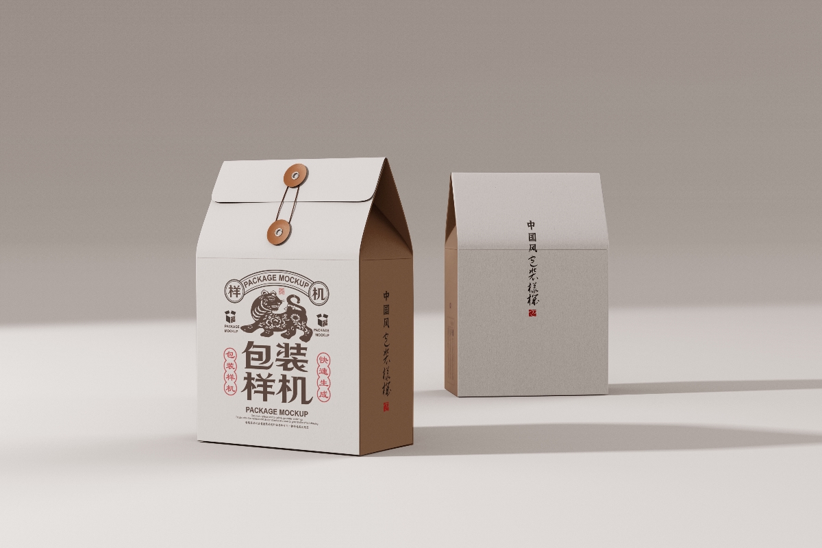 中国风茶叶包装样机杂粮包装样机