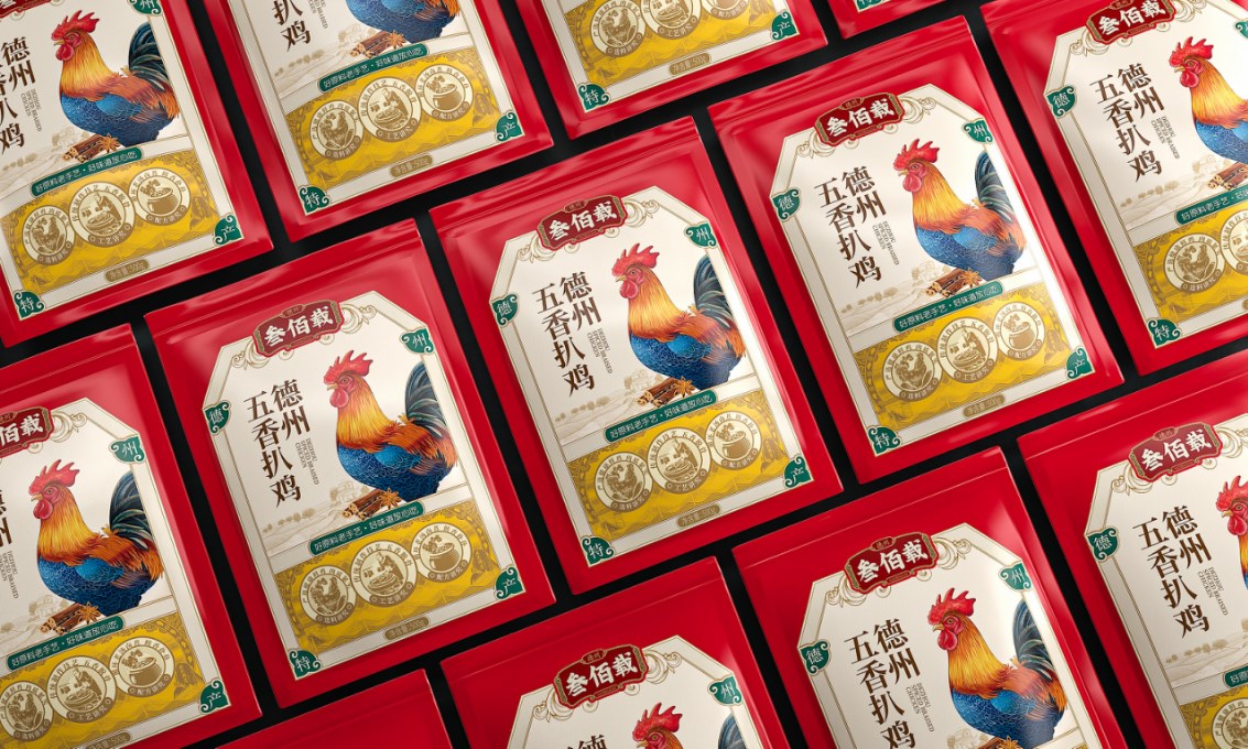 叁佰载德州五香扒鸡—徐桂亮品牌设计