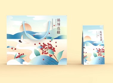 韩城花椒礼盒包装设计