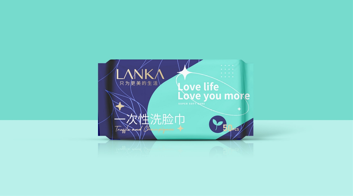 LANKA 洗脸巾包装设计