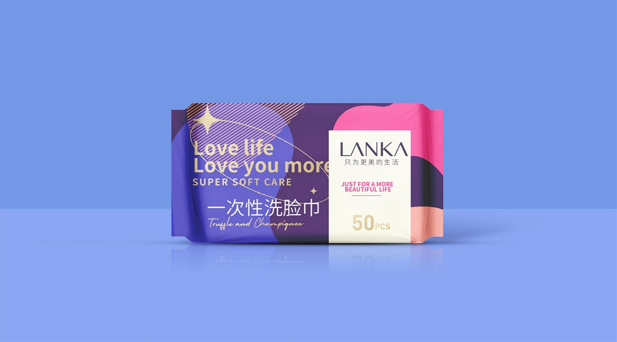 LANKA 洗脸巾包装设计