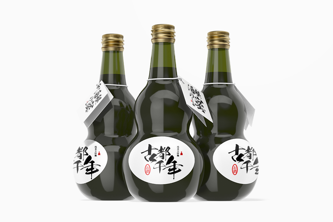 和风书道昭和黄龙体，以酒为原料，酿造日式好字