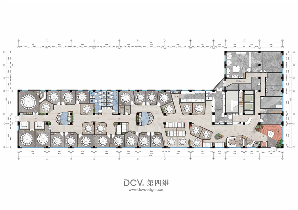 延安-大自然火锅餐厅室内外装修设计(七里铺店)