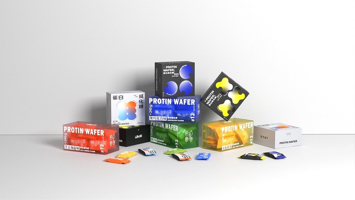 轻卡盒子丨蛋白棒品牌设计