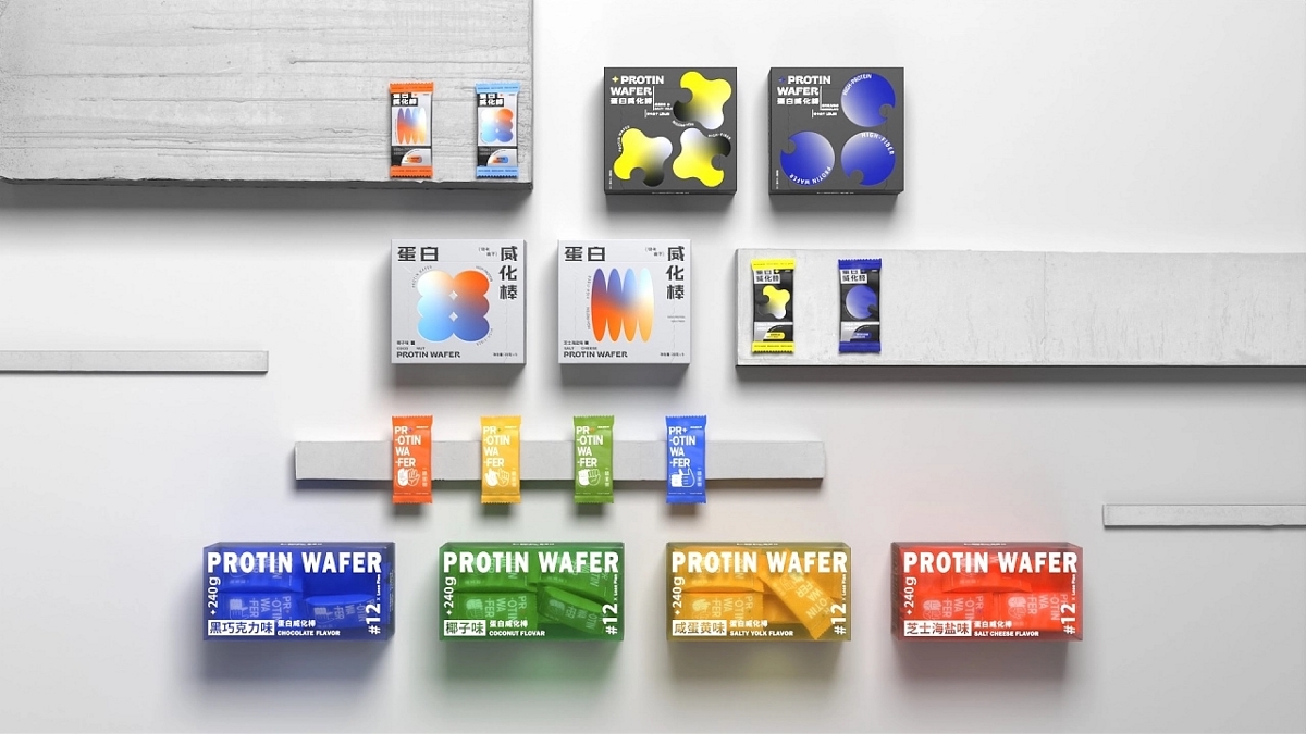 轻卡盒子丨蛋白棒品牌设计