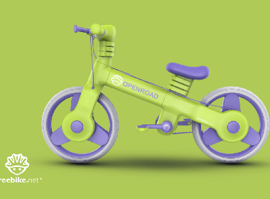 哈士奇设计作品—儿童自行车