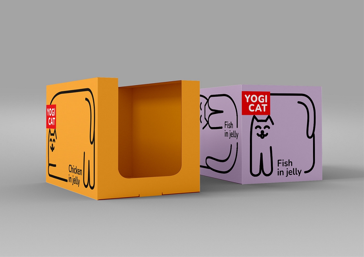 可爱有趣的​宠物食品包装设计