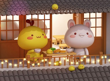 油爆叽丁祝你中秋快乐！人月两团圆！