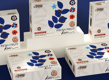 小清新INS风猕猴桃包装盒、水果通用包装、食品包装盒