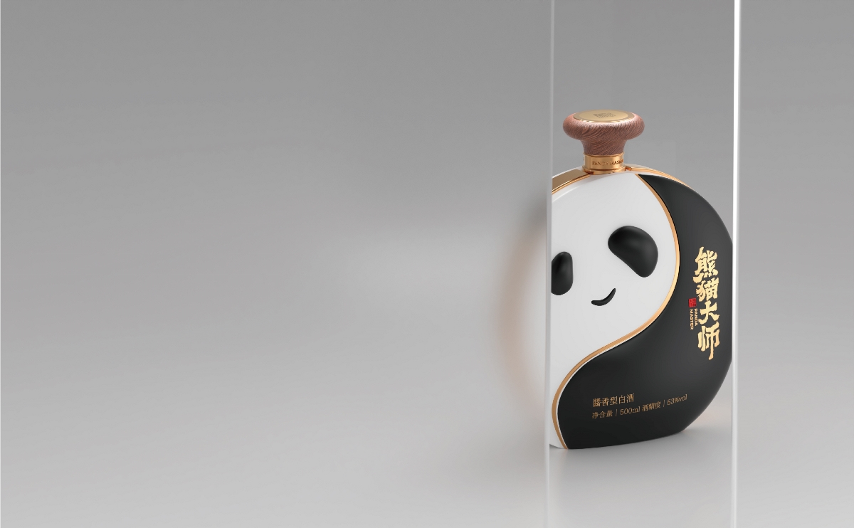 熊猫大师酱酒包装设计