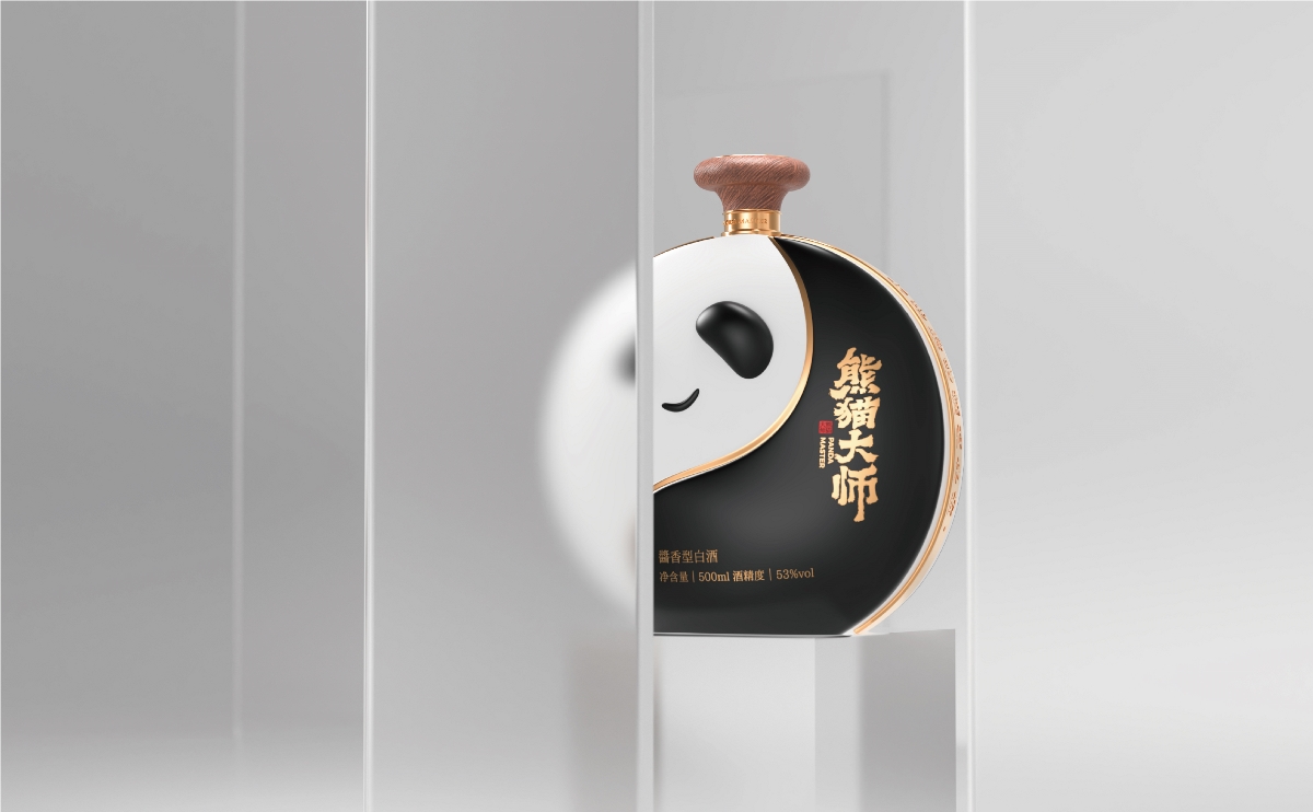 熊猫大师酱酒包装设计