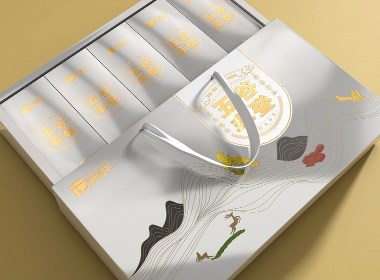 “五谷丰登”杂粮礼盒包装设计