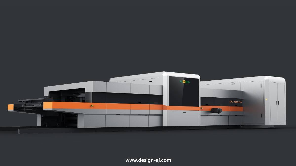 艾佳工业设计 I Single pass高速瓦楞纸数码印刷机设计