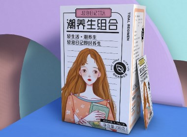 轻泡日记——茶语茶寻花果茶包装设计