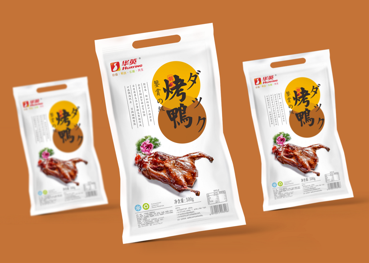 华英鸭肉系列产品包装设计