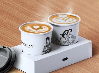 簡約高端的咖啡品牌視覺設計欣賞