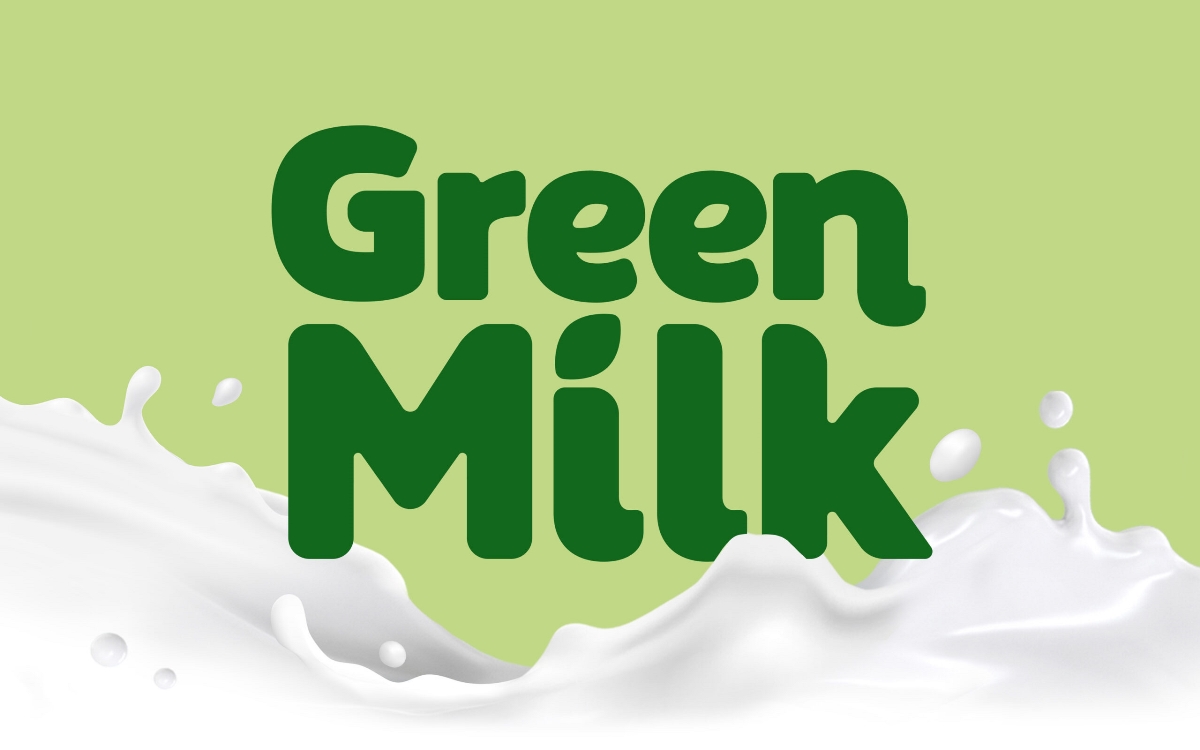 健康绿色植物奶系列产品包装设计