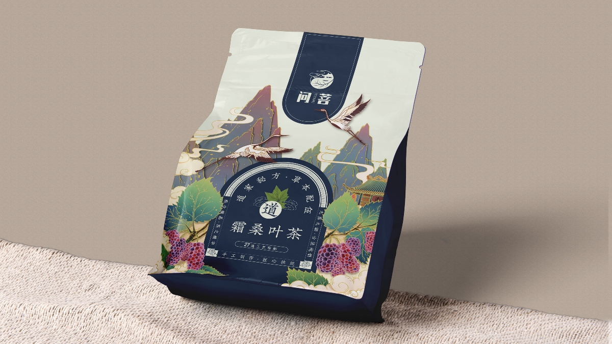 道茶“問菩”茶葉包裝設(shè)計