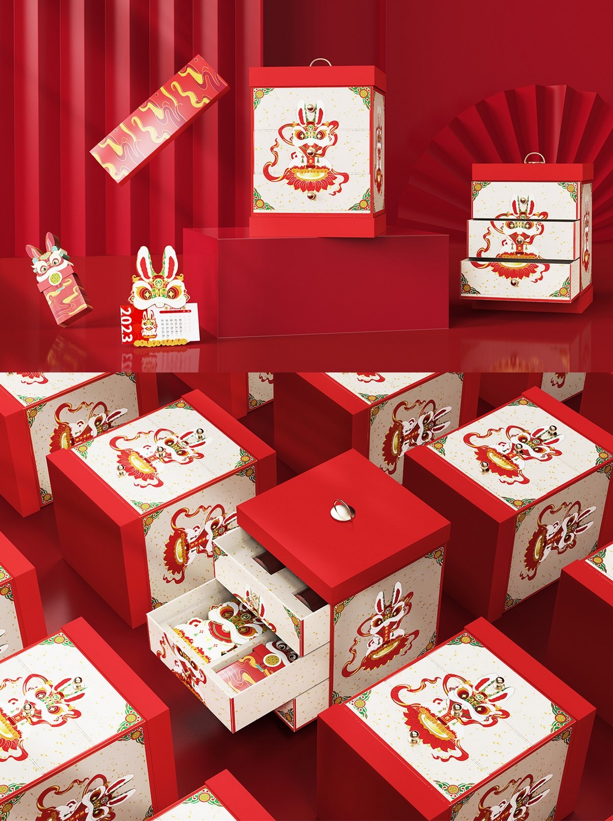 创意礼盒|属于兔年喜悦的新年礼盒
