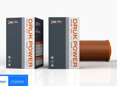德鲁克动力空气滤芯包装设计-悟杰品牌视觉设计