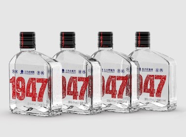 【氙品牌】北大荒1947小白酒包装设计