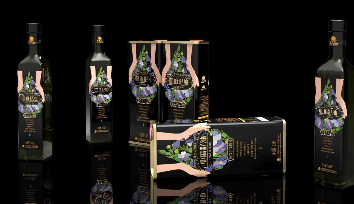 【氙品牌】北大荒橄榄油包装设计