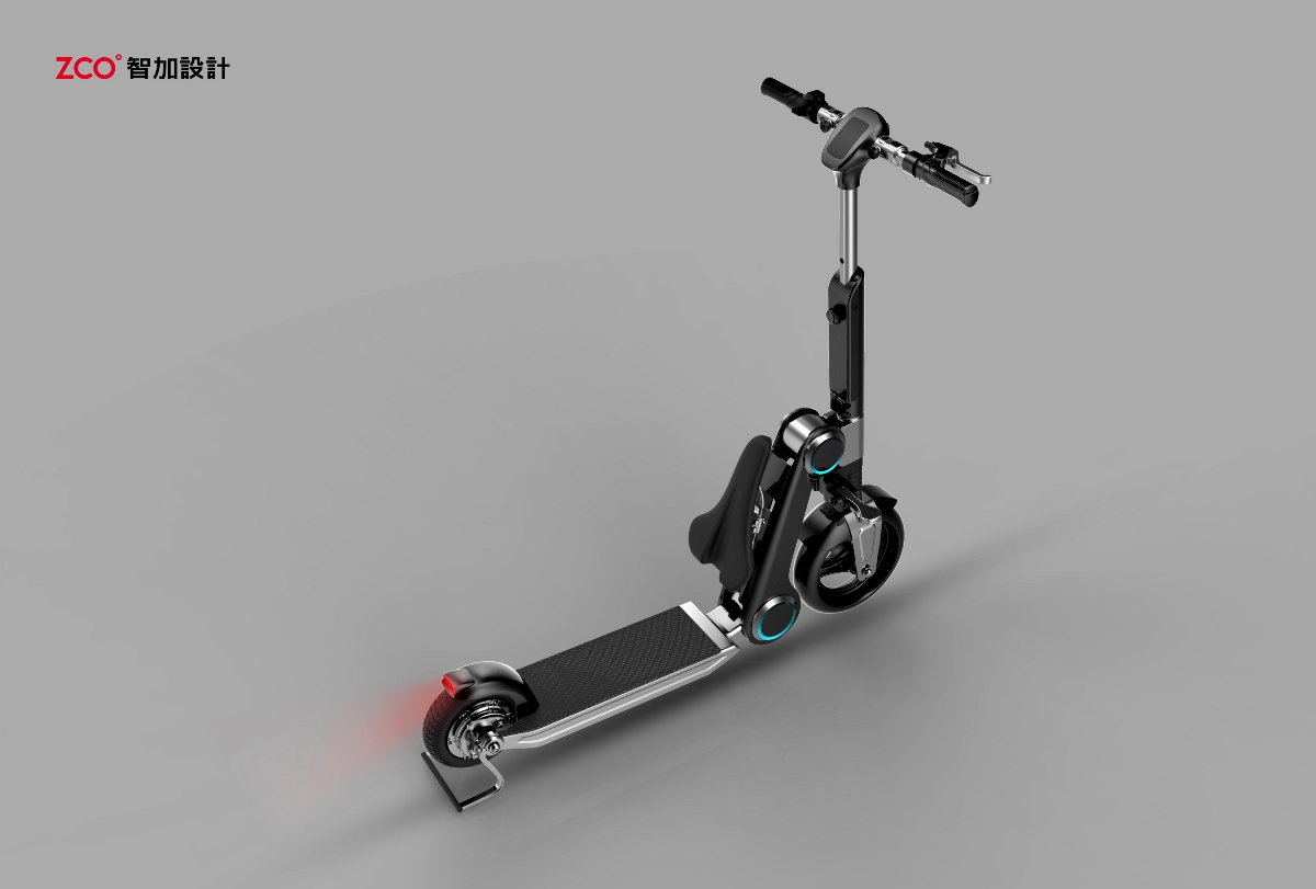 智加设计 | 坐立式电动滑板车