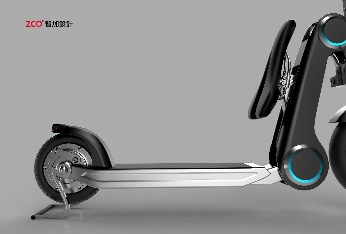 智加设计 | 坐立式电动滑板车