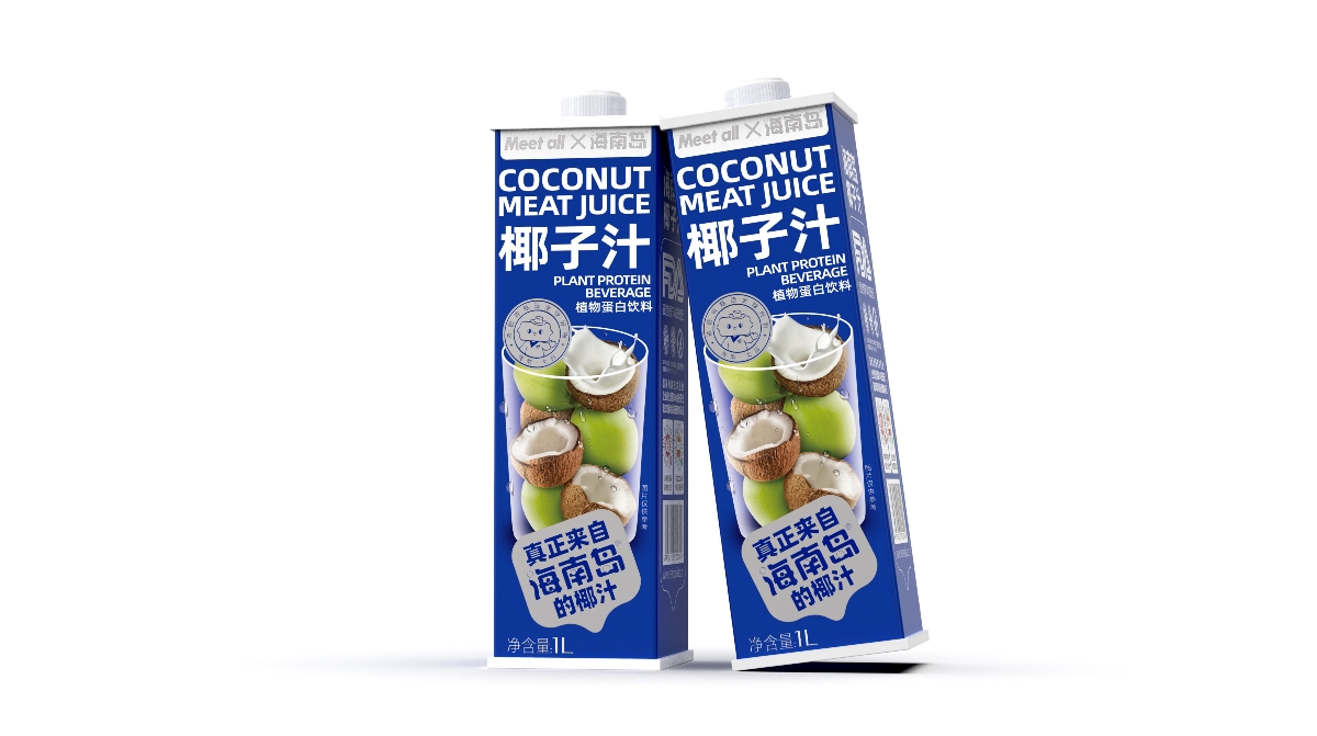 【氙品牌】海南岛椰汁饮料包装设计