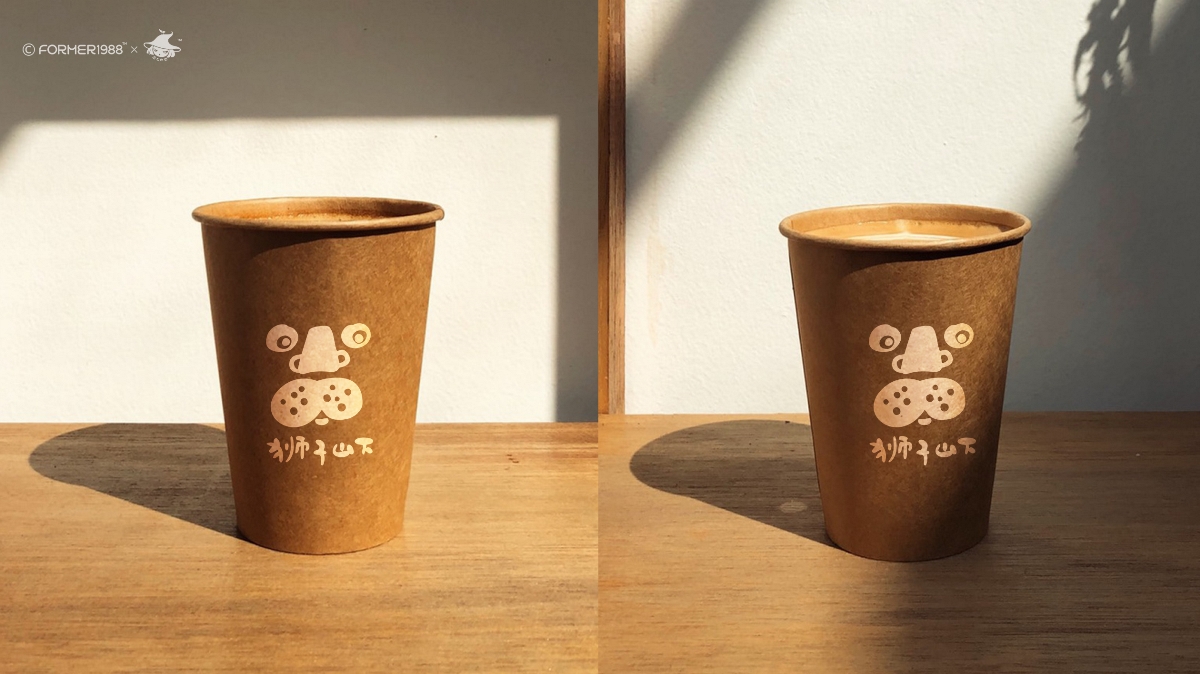 狮子山下咖啡logo设计 | 原创 手绘